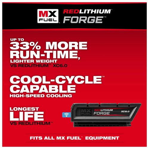 Main product image of MX FUEL REDLITHIUM FORGE XC8.0 Battery Pack, MXFXC608