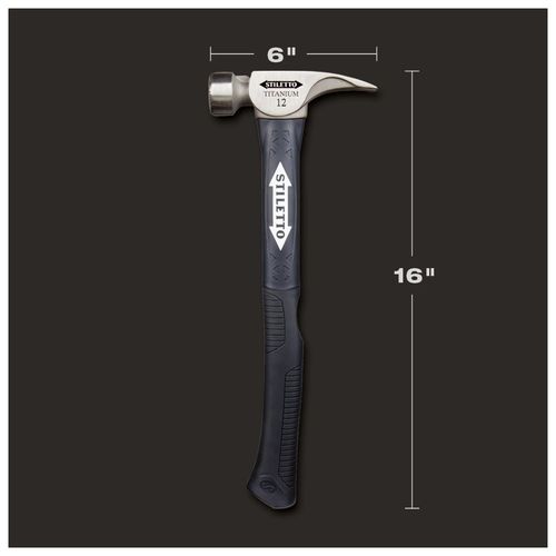 Main product image of STILETTO 12oz Milled/Curved Fiberglass Hammer, TI12MC-F