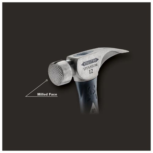 Main product image of STILETTO 12oz Milled/Curved Fiberglass Hammer, TI12MC-F