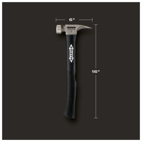 Main product image of STILETTO 12oz Smooth/Curved Fiberglass Hammer, TI12SC-F