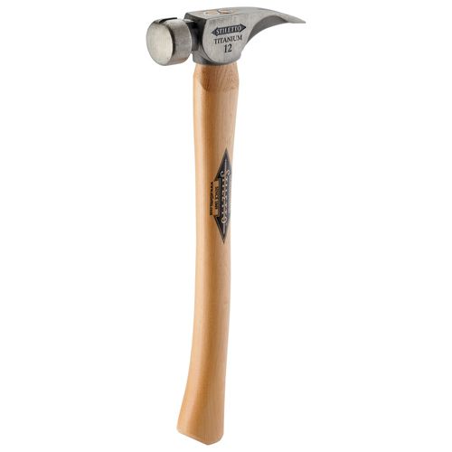 Main product image of STILETTO 12oz Smooth/Curved Hickory Hammer, TI12SC