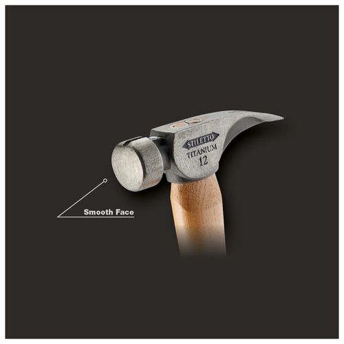 Main product image of STILETTO 12oz Smooth/Curved Hickory Hammer, TI12SC