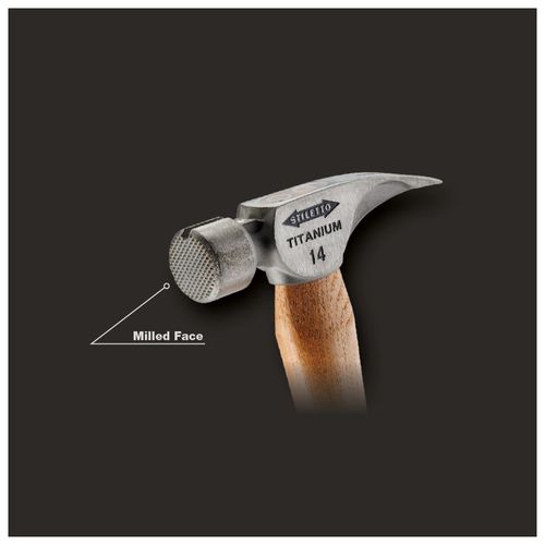 Main product image of STILETTO 14oz Milled/Curved Hickory Hammer, TI14MC