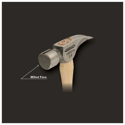 Main product image of STILETTO 14oz Milled/Straight Hickory Hammer, TI14MS