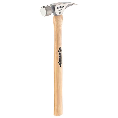 Main product image of STILETTO 14oz Smooth/Straight Hickory Hammer, TI14SS
