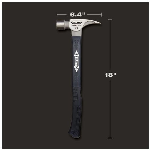 Main product image of STILETTO 16oz Milled/Curved Fiberglass Hammer, TI16MC-F
