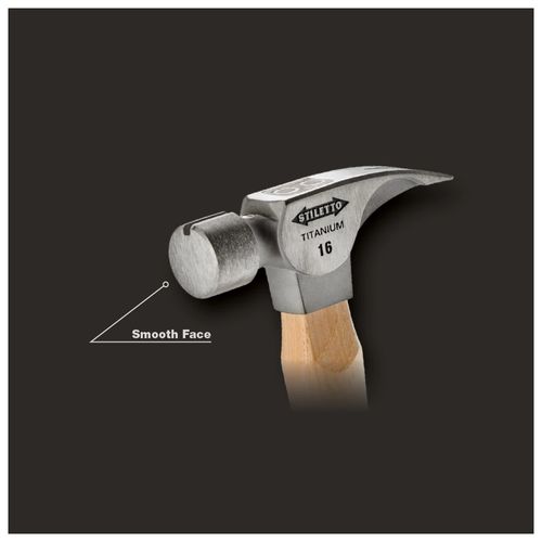 Main product image of STILETTO 16oz Smooth/Curved Hickory Hammer, TI16SC
