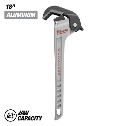 Main product image of 18" Aluminum Self-Adjusting Pipe Wrench