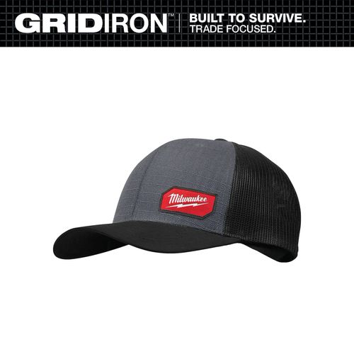 Main product image of GRIDIRON Snapback Trucker Hat - Gray