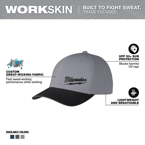Main product image of WORKSKIN Performance Fitted Hat - Large/XL in Gray