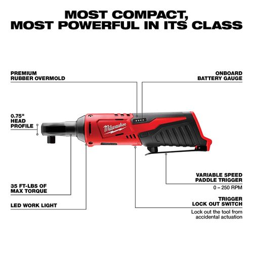 Main product image of M12 Screwdriver, Flood Light, Inflater, Rachet Kit