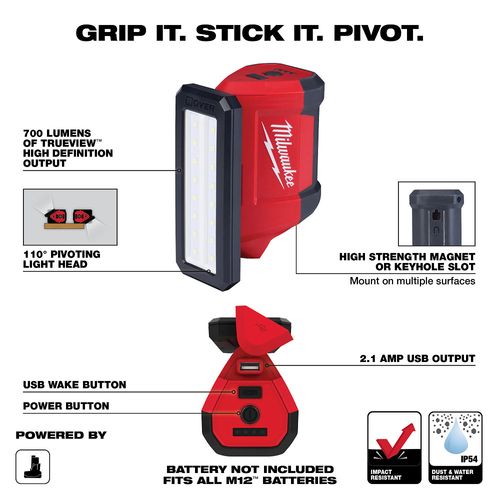 Main product image of M12 Screwdriver, Flood Light, Inflater, Rachet Kit