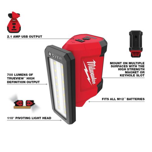 Main product image of M12 Drill/Driver, Impact Driver, Flood Light, Ratchet, Inflater Kit