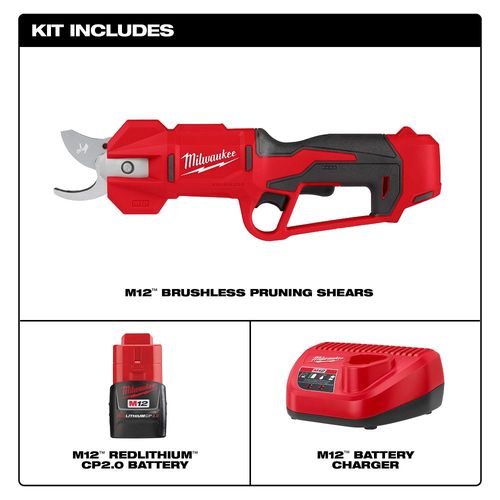Main product image of M12 Brushless Pruning Shears Kit, 2534-21