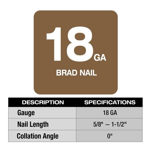 Main product image of M12 FUEL 18 Gauge Compact Brad Nailer