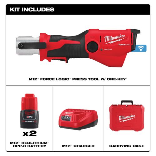 Main product image of M12 Force Logic Press Tool Kit w/ One-Key (No Jaws)