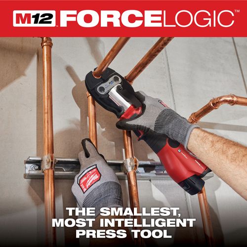 Main product image of M12 Force Logic Press Tool Kit w/ ONE-KEY & 3/8", 3/4" & 7/8" ZoomLock MAX & MaxiPro Jaws, 2573-22Z