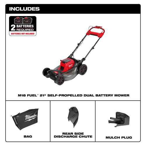 Main product image of M18 FUEL 21" Self-Propelled Dual Battery Mower