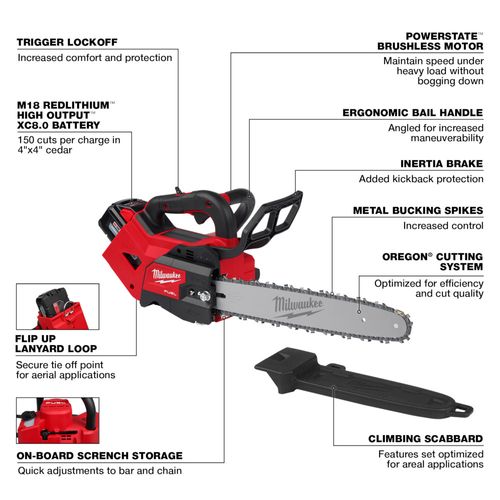 Main product image of M18 FUEL 14" Top Handle Chainsaw Kit
