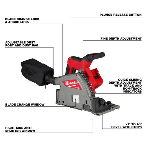 Main product image of M18 FUEL 6-1/2" Plunge Track Saw
