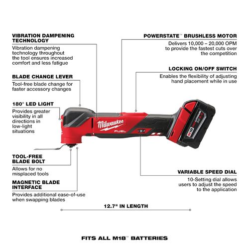 Main product image of M18 FUEL Oscillating Multi-Tool Kit