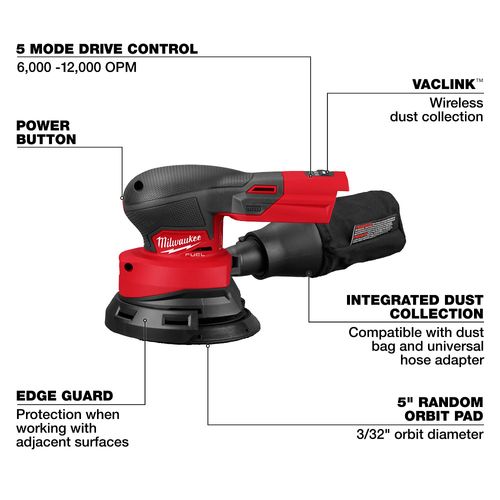 Main product image of M18­ FUEL 5" Random Orbital Sander