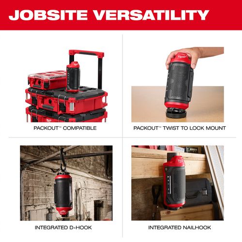 Main product image of M12 Bluetooth Jobsite Speaker w/ PACKOUT Compatibility