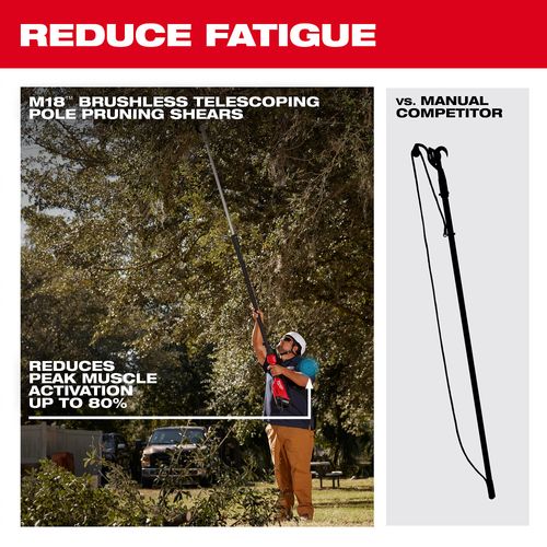 Main product image of M18 Brushless Telescoping Pole Pruning Shears