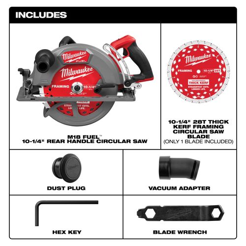 Main product image of M18 FUEL 10-1/4" Rear Handle Circular Saw (Tool Only), 3026-20