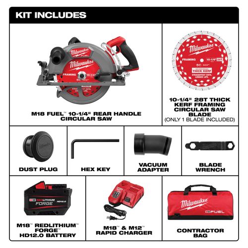 Main product image of M18 FUEL 10-1/4" Rear Handle Circular Saw Kit, 3026-21HD