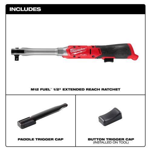 Main product image of M12 FUEL 1/2" Extended Reach Ratchet (Tool Only), 3055-20