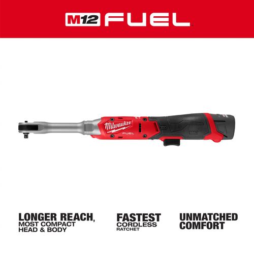Main product image of M12 FUEL 1/4" Extended Reach Ratchet Kit, 3058-21