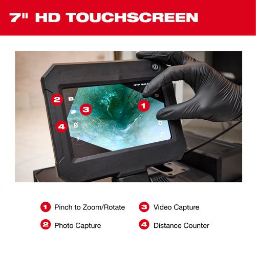 Main product image of M12 75' Drain Camera w/ PACKOUT Compatibility