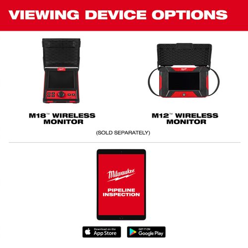 Main product image of M12 65' Ultra Flex Compact Inspection Camera Kit