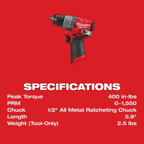 Main product image of M12 FUEL Impact Wrench, Drill/Driver, Ratchet Kit