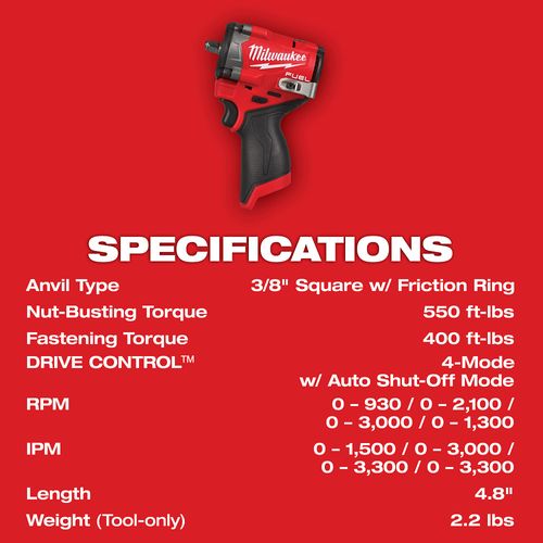 Main product image of M12 FUEL Impact Wrench, Drill/Driver, Ratchet Kit