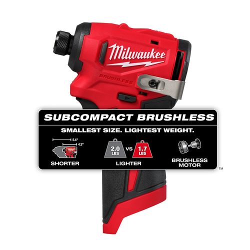 Main product image of M12 Subcompact Brushless 1/4" Hex Impact Driver