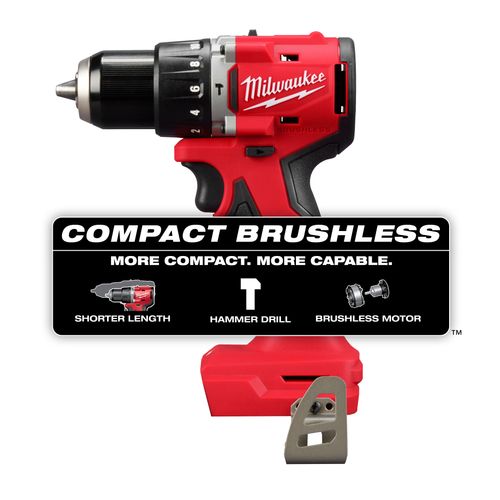Main product image of M18 Compact Brushless 1/2" Hammer Drill/Driver, 3602-20