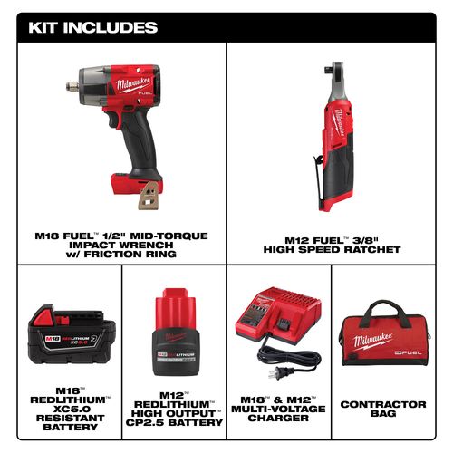 Main product image of M18 FUEL & M12 FUEL 2-Tool Combo Kit