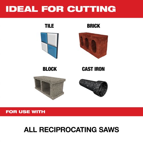 Main product image of 6" Diamond Max Diamond Grit SAWZALL Blade