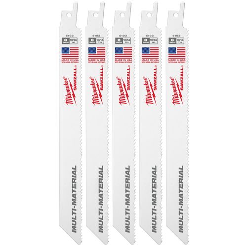 Main product image of 8" 10/14 TPI SAWZALL Blades (5 Pack)