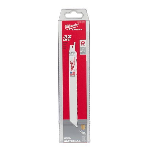 Main product image of 8" 8/12 TPI SAWZALL Blades (25 Pack)