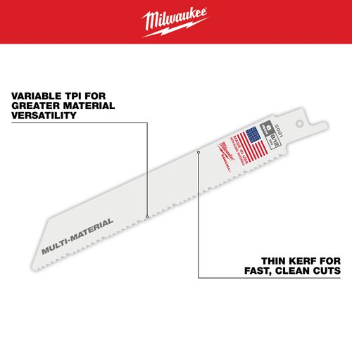 Main product image of 12" 8/12 TPI SAWZALL Blades (25 Pack)