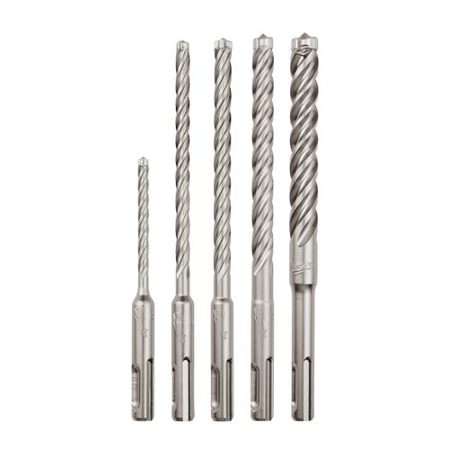 Main product image of 5 PC SDS Plus 4CT MX4 Rotary Hammer Drill Bit Set, 48-20-7498