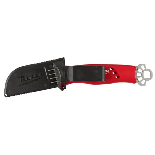 Main product image of Lineman's Blunt Tip Hawkbill Knife w/ STICKWORK 3in1 Ring, 48-22-1923