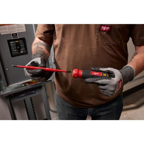 Main product image of 2-in-1 1000V Insulated Flip Shank Multi-Bit Screwdriver