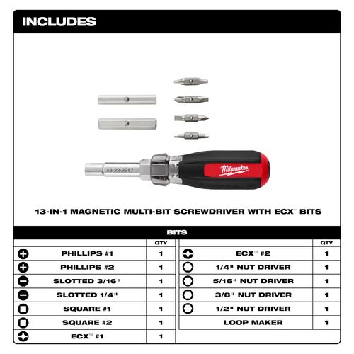 Main product image of 13-in-1 Magnetic Multi-Bit Screwdriver