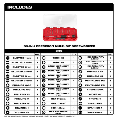Main product image of 39-in-1 Precision Multi-Bit Screwdriver