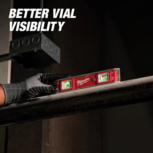 Main product image of 9" Torpedo Level with Lighted Vials