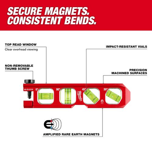 Main product image of 6.5" Pipe Lock Billet Torpedo Level